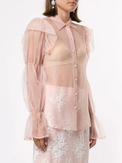 Shop Macgraw Raleigh Blouse In Pink