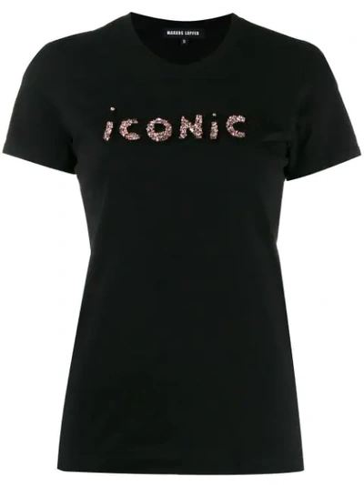 Shop Markus Lupfer Kate Iconic T-shirt - Black