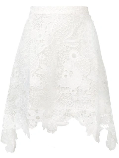 Shop Antik Batik Thelma Lace Skirt In White
