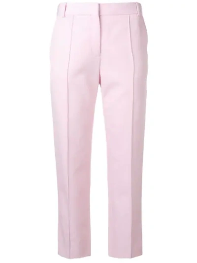 Shop Pringle Of Scotland Slim Leg Trousers In Pink