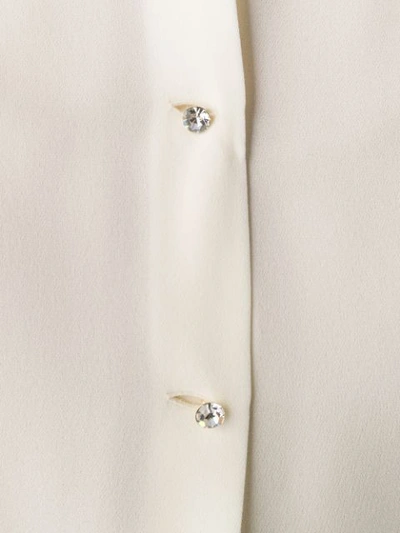 Shop Valentino Pussy Bow Shirt - White