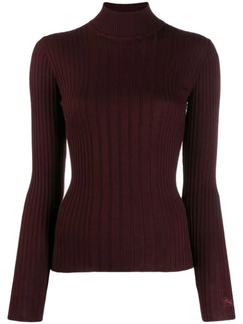 Etro Ribbed Jumper In 300 Red | ModeSens