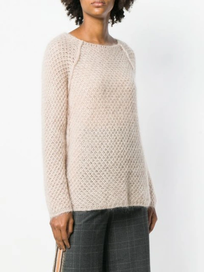 Shop Phisique Du Role Textured Sweater In Neutrals