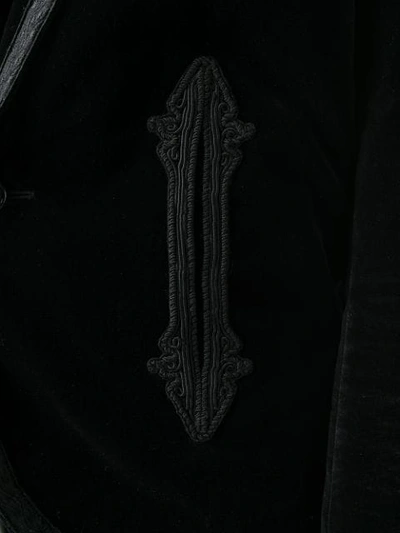 embroidered blazer