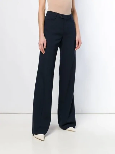 Shop Chloé Ausgestellte 'slightly' Hose In 4a7 Midnight