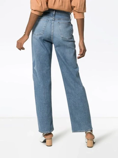 Shop 3x1 Addie Loose Fit Jeans In Blue