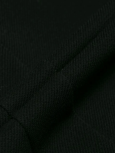 Shop Mm6 Maison Margiela Patch Detail Track Pants - Black