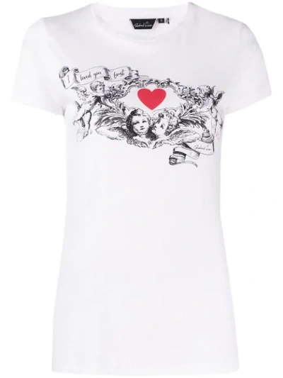 Shop Richard Quinn Cupid Print T-shirt In White