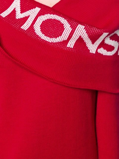 Shop Monse Logo Wrap In Red