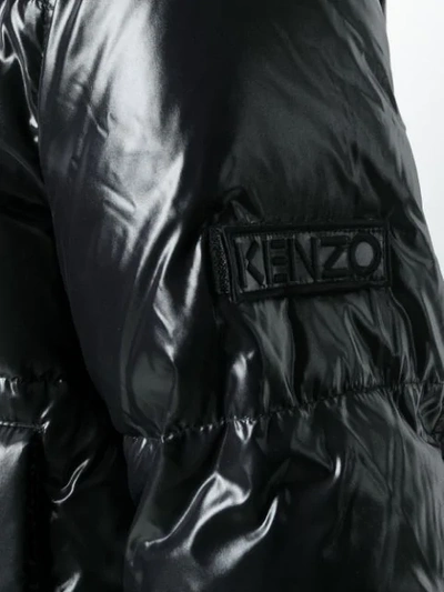 Shop Kenzo Puffer Jacket In Black