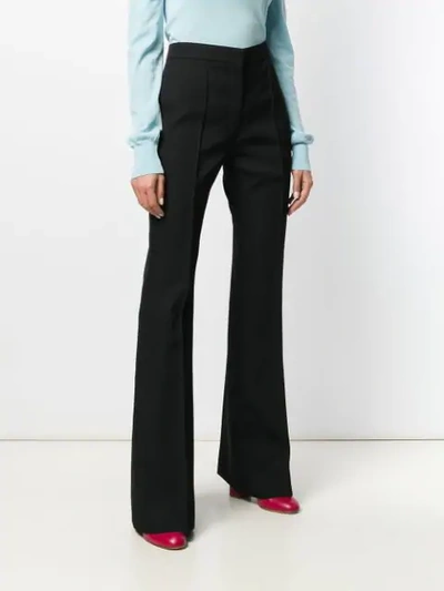 Shop Rochas Classic Flared Trousers - Black