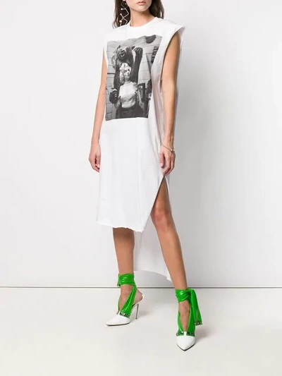 Shop Christopher Kane Marilyn Jersey Dress In White