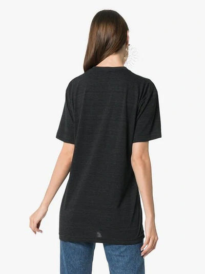 Shop Beau Souci Short Sleeve Cotton T-shirt In Charcoal