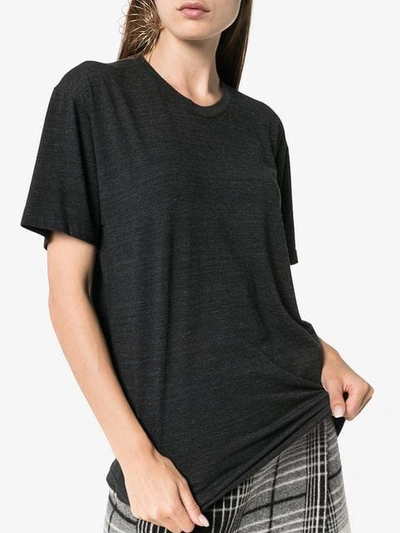 Shop Beau Souci Short Sleeve Cotton T-shirt In Charcoal