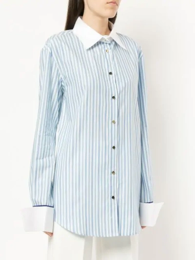Shop Anna Quan Reese Shirt In Blue