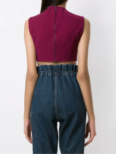 Shop Framed Lawrence Top In Roxo