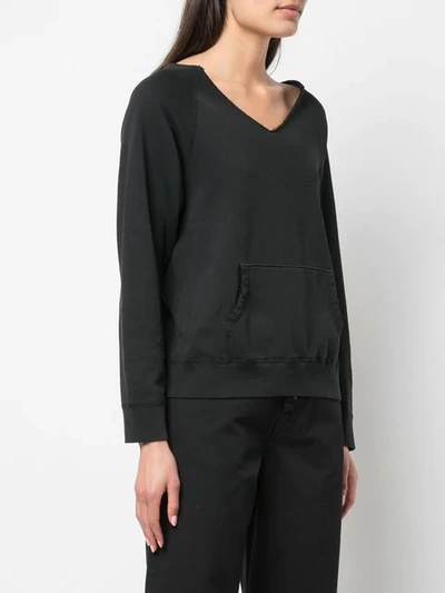 Shop Nili Lotan V-neck Sweater In Black