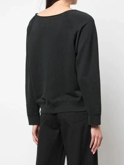 Shop Nili Lotan V-neck Sweater In Black