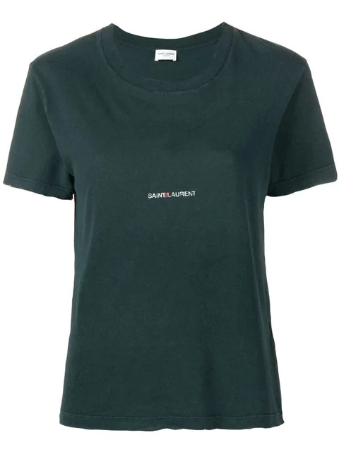 saint laurent green t shirt