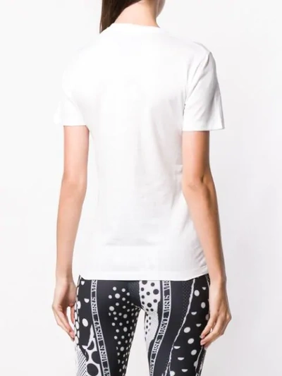 Shop Versus Rectangular Framed Logo T-shirt In White