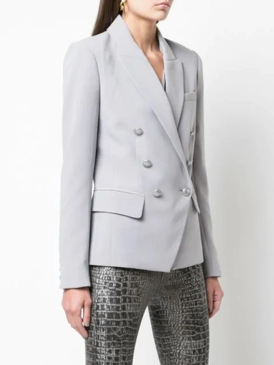 L'AGENCE DOUBLE-BREASTED BLAZER - 绿色