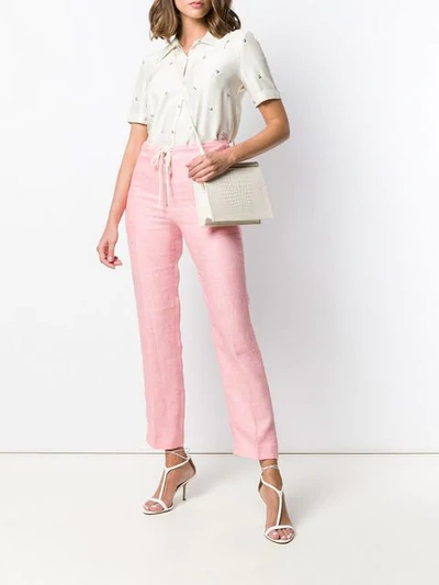 Shop Courrèges Straight-leg Trousers In Pink