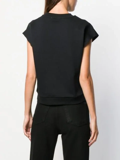 Shop Msgm T-shirt Mit "youth"-print In Black