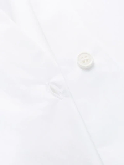 MM6 MAISON MARGIELA OVERSIZED SHIRT DRESS - 白色