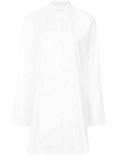 Shop Kamperett Leonard Oversized Shirt In White