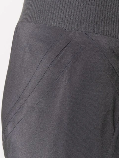 Shop Rick Owens High Waisted Trousers In Grey