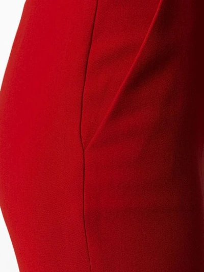 Shop Stella Mccartney Classic Cropped Trousers In Red