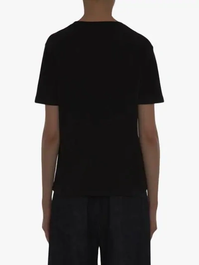 JW ANDERSON LOGO刺绣T恤 - 黑色