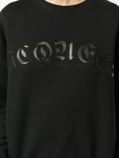 Shop Alexander Mcqueen Logo Sweatshirt In Black