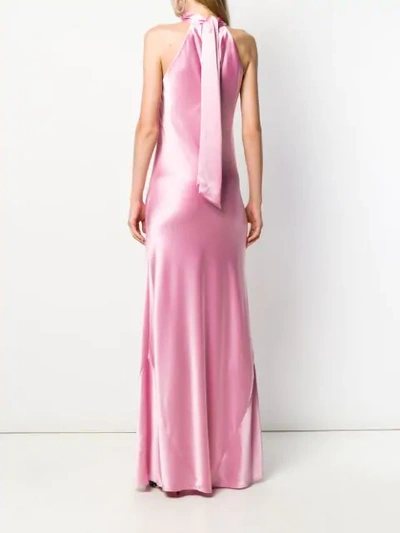 Shop Galvan Sienna Dress In Pink