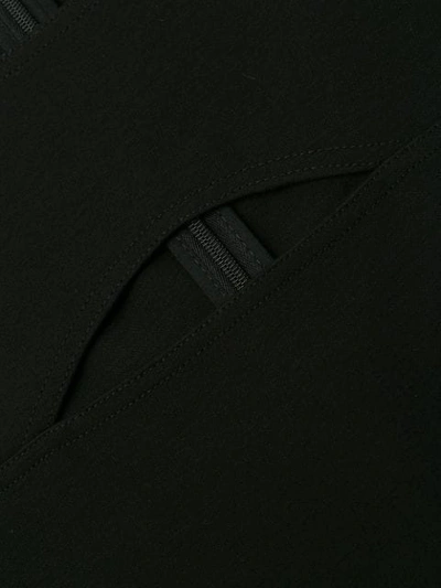 Shop David Koma Cut-out Detail Body In Black