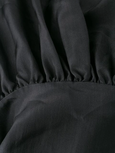 Shop Brunello Cucinelli Flared Maxi Dress In Black