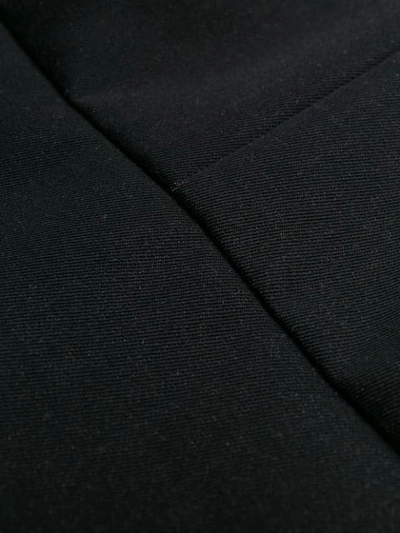 Pre-owned Dior V领缩腰中长连衣裙 In Black