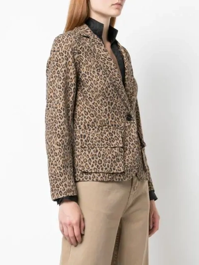 Shop Nili Lotan 'addison' Blazer In Brown