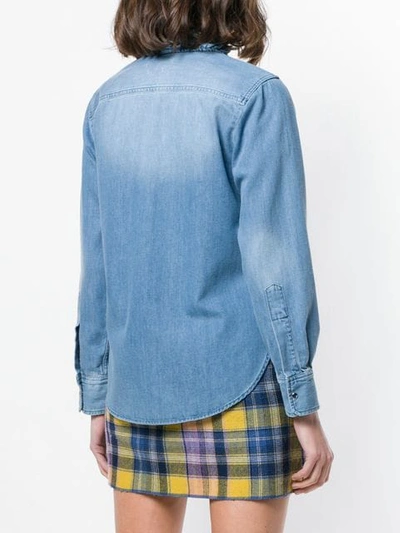 Shop Isabel Marant Étoile Nawendy Shirt In Blue