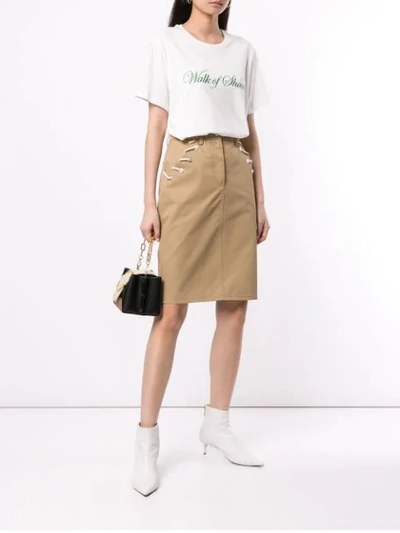 Shop Walk Of Shame Rope Cord Skirt In Brown