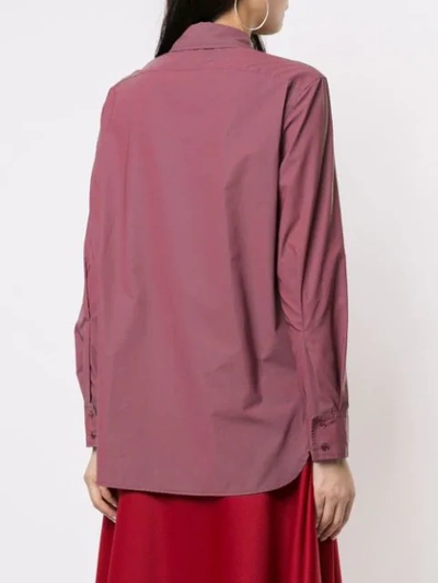 Shop Sies Marjan Long Sleeve Shirt In Purple