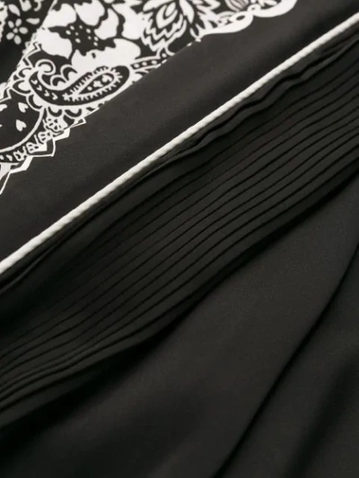 Shop Sacai Bandana Print Palazzo Pants In Black