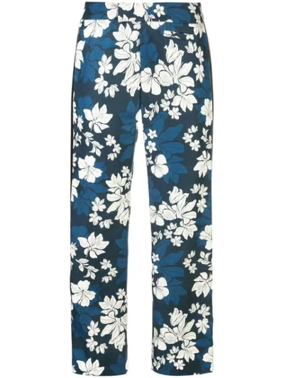 Shop Smythe Hawaii Trousers In Blue