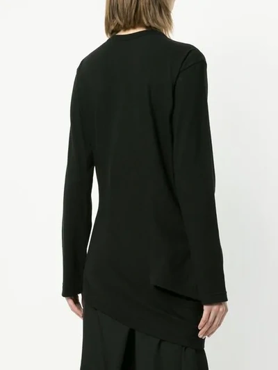 Shop Y's Buttoned Oversize T-shirt In 3