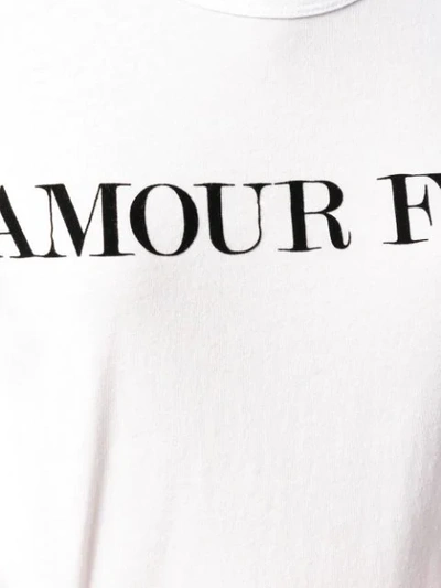 FRAME DENIM AMOUR FOU T恤 - 白色