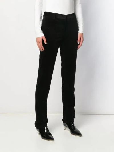 Shop N°21 Straight Leg Tailored Trousers In Black