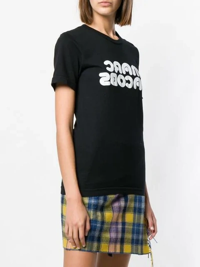 Shop Marc Jacobs Logo Print T-shirt In Black