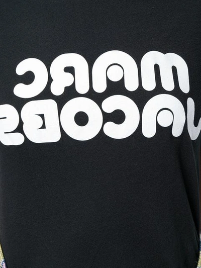 Shop Marc Jacobs Logo Print T-shirt In Black