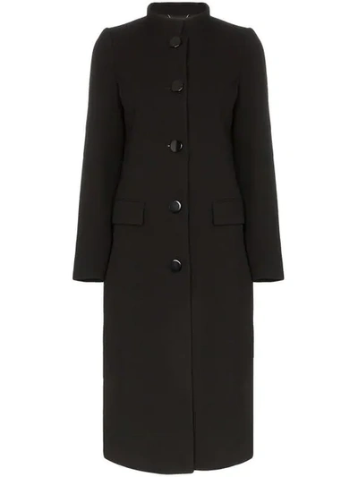 Shop Givenchy Single-breasted Coat In Black
