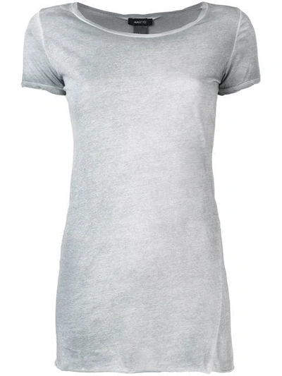 Shop Avant Toi Basic T In Grey